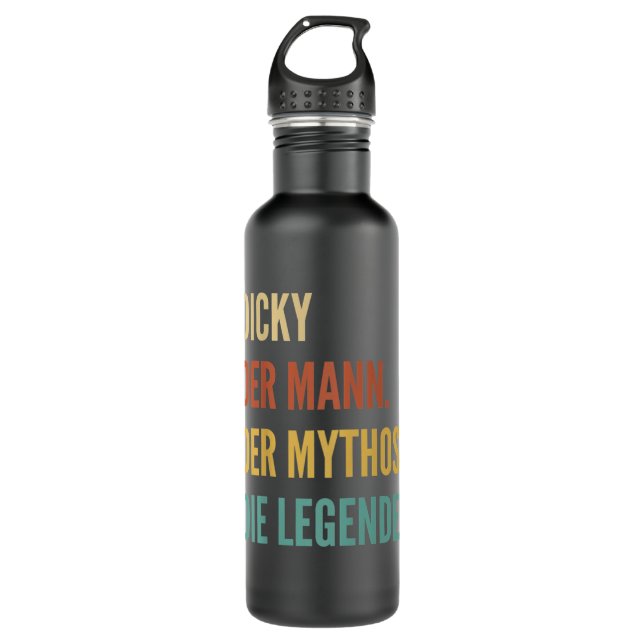 Funny German First Name Design - Dicky  710 Ml Water Bottle (Front)