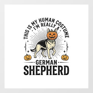 Funny German Shepherd Halloween Costume Dog Design