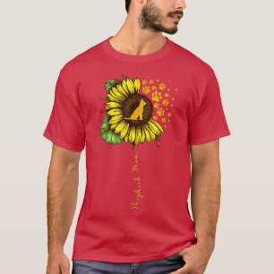 Funny German Shepherd Mum Sunflower Mother's Day D T-Shirt