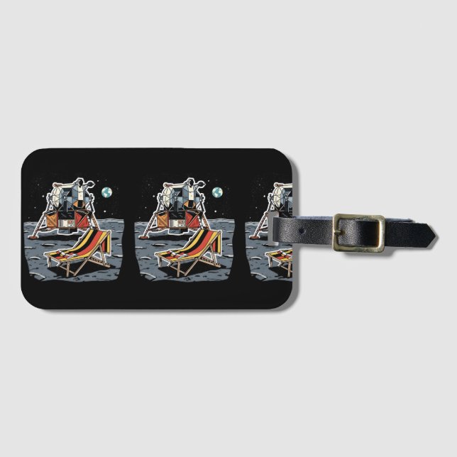 Funny German towel  Luggage Tag (Front Horizontal)