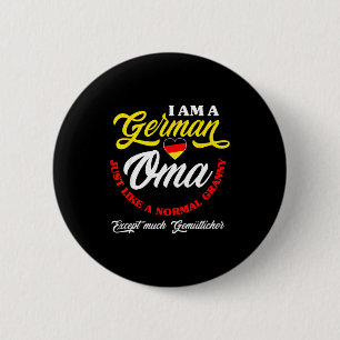 Funny Germany German Oma German Granny Deutsche Om 6 Cm Round Badge