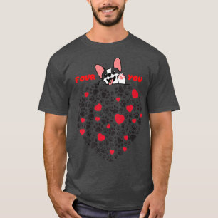 funny gesture of a puppy, i love dogs, dog lover d T-Shirt