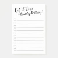 Funny Get it Done Already | Personalized