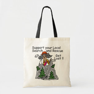 Funny Get Lost Tote Bag