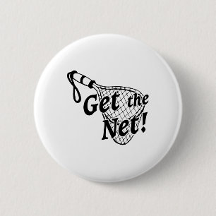 Funny Get The Net Fishing Boating Lucky Fishing Sh 6 Cm Round Badge