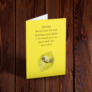 Funny Get Well Card