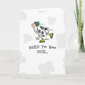 Funny Get Well Greeting Card