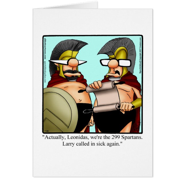 Funny Get Well Greeting Card "Spectickles" (Front)