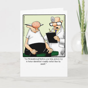 Funny Get Well Humor Card