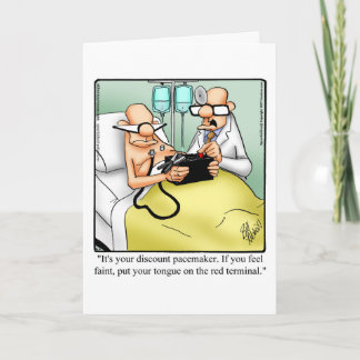 Funny Get Well Humour Greeting Card