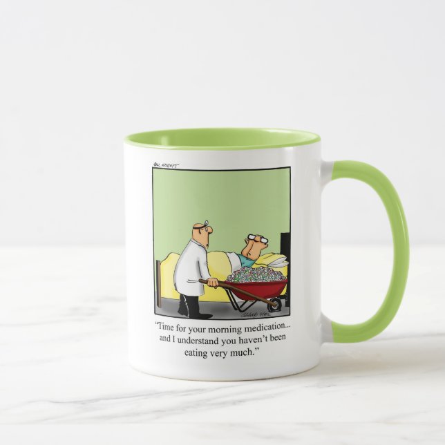 Funny Get Well Humour Mug (Right)