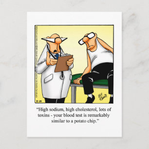 Funny Get Well Humour Postcard