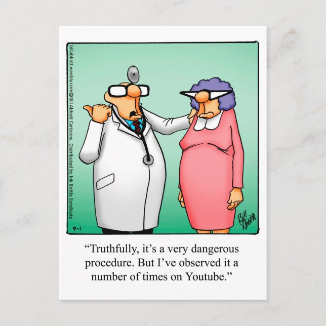 Funny Get Well Postcard (Front)