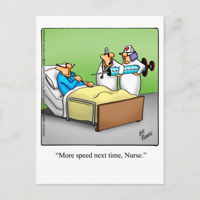 Funny Get Well Postcard (Front)