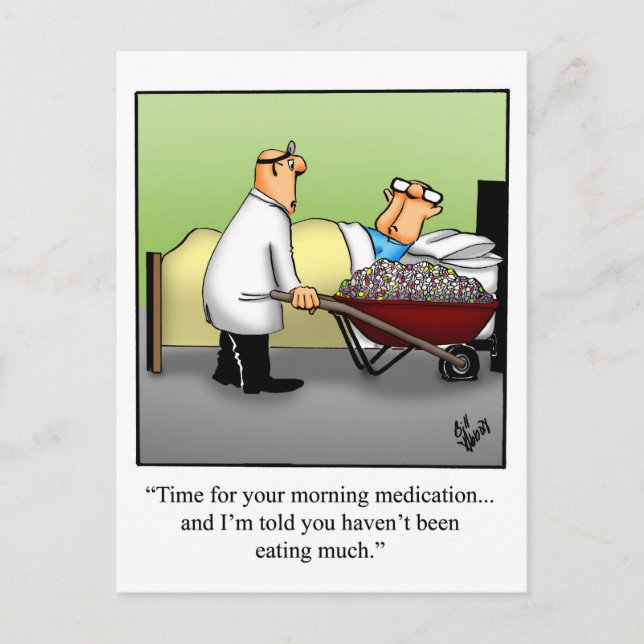 Funny Get Well Postcard (Front)
