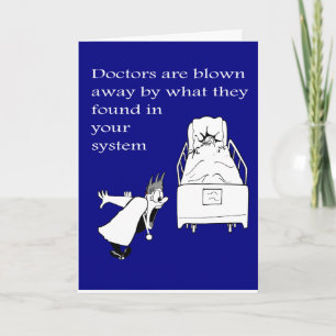 funny get well wish  card