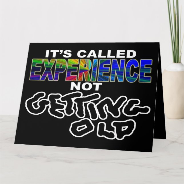 funny getting old birthday card (Front)