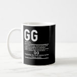 Funny GG Definition Grandma Mother Day Gifts Coffee Mug<br><div class="desc">Funny GG Definition Grandma Mother Day Gifts</div>