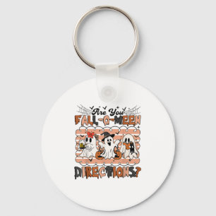 Funny Ghost Are You Fall O Ween Directions Hallowe Key Ring