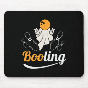 Funny Ghost Boo Booling Lover Lazy Halloween Costu Mouse Pad