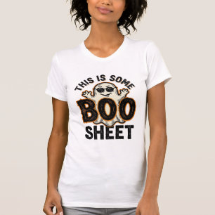 Funny Ghost Boo Sheet Vintage Halloween Shirt Desi