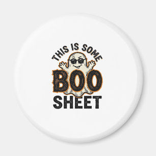 Funny Ghost Boo Sheet Vintage Halloween Shirt Desi Magnet