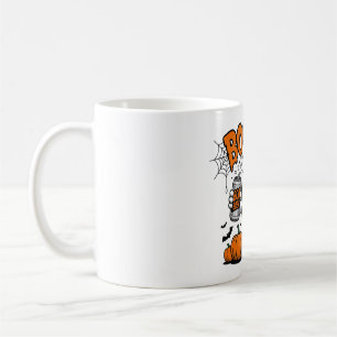 Funny Ghost "Boosch" Halloween Design Coffee Mug