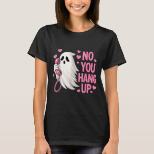 Funny Ghost Calling Halloween Scary Costume Hang T-Shirt