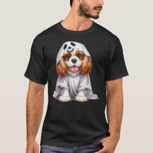 Funny Ghost Cavalier King Charles Spaniel Dog Love T-Shirt