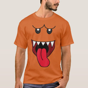 Funny Ghost Costume Boo Face Scary Halloween 2022 T-Shirt