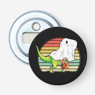 Funny Ghost Dinosaur Halloween Bottle Opener