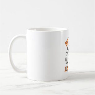 Funny Ghost Dog Halloween No Tricks Just Treats De Coffee Mug