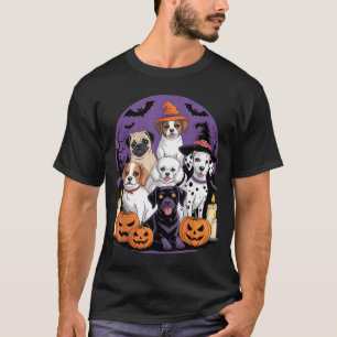 Funny Ghost Dog Halloween Shirt Halloween Dog