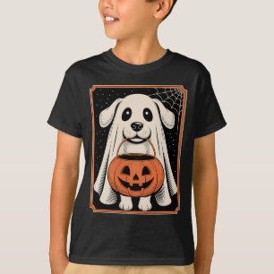 Funny Ghost Dog Halloween Shirt Halloween Dog