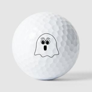 Funny Ghost emoji! Golf Balls