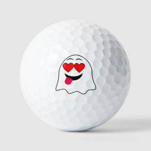 Funny Ghost emoji! Golf Balls