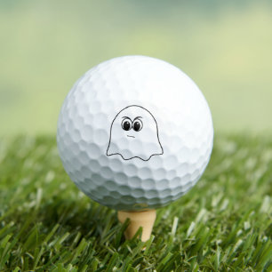 Funny Ghost emoji! Golf Balls