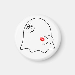 Funny Ghost emoji! Magnet