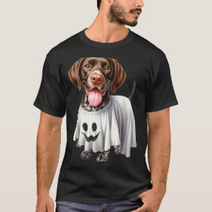 Funny Ghost German Shorthaired Pointer Dog Lover T-Shirt