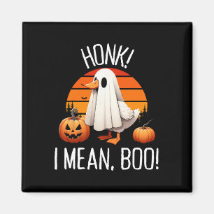 Funny Ghost Goose Honk I Mean Boo  Magnet