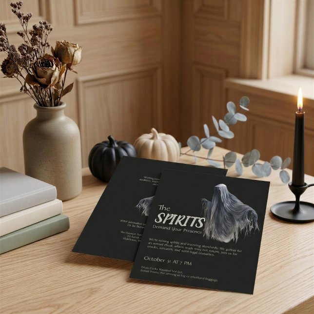 Funny Ghost Halloween Party Invitation Custom (Creator Uploaded)