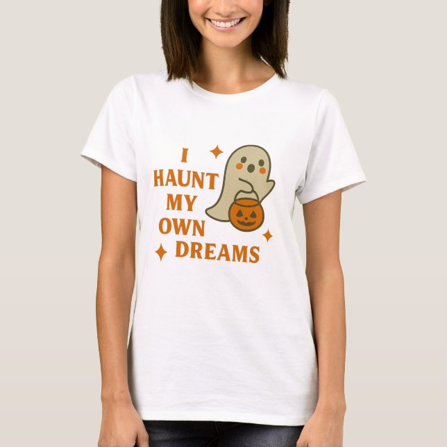 Funny Ghost Halloween Tee (Front)