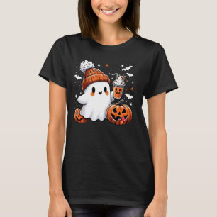Funny Ghost Jack O Lantern Pumpkin Spooky Season H T-Shirt