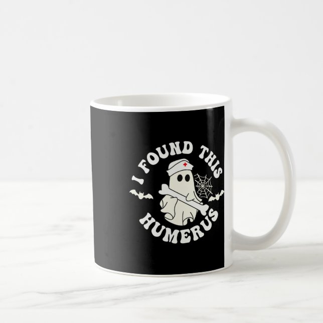 Funny Ghost Nurse Halloween  Coffee Mug (Right)
