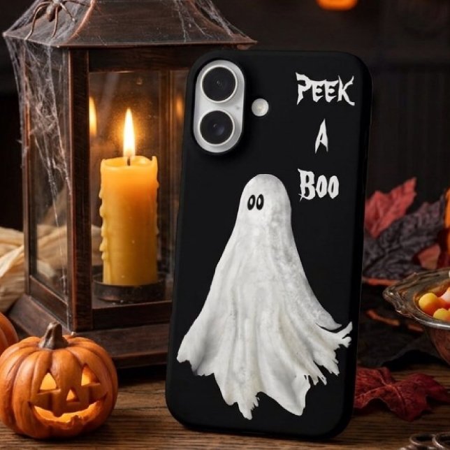 Funny Ghost Of Halloween Past Drawing Case-Mate iP iPhone Case (Creator Uploaded)