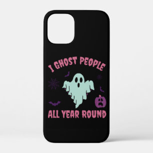 Funny Ghost Quote Halloween iPhone 12 Mini Case