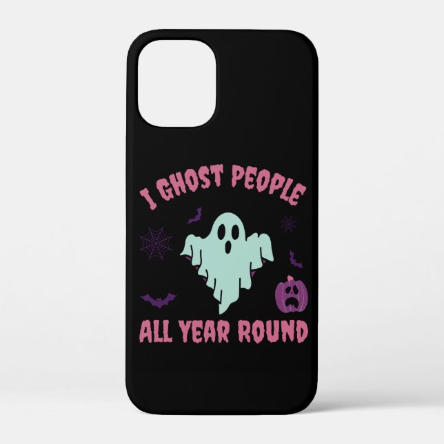 Funny Ghost Quote Halloween Case-Mate iPhone Case (Back)