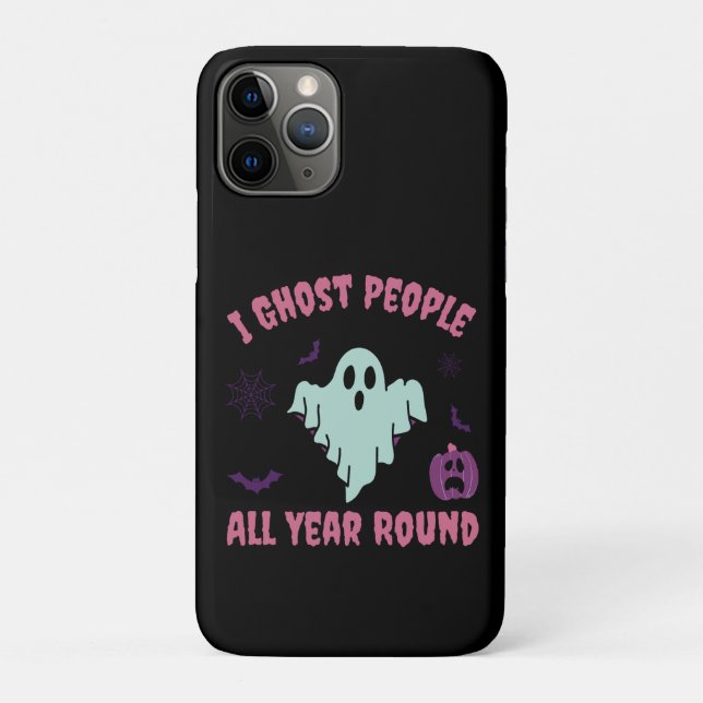 Funny Ghost Quote Halloween Case-Mate iPhone Case (Back)