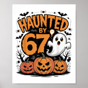 Funny Ghost T Pumpkin Halloween - Haunted Poster