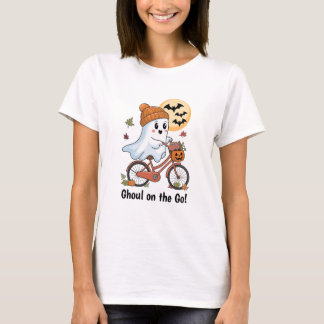 Funny Ghoul on the Go Custom T-Shirt